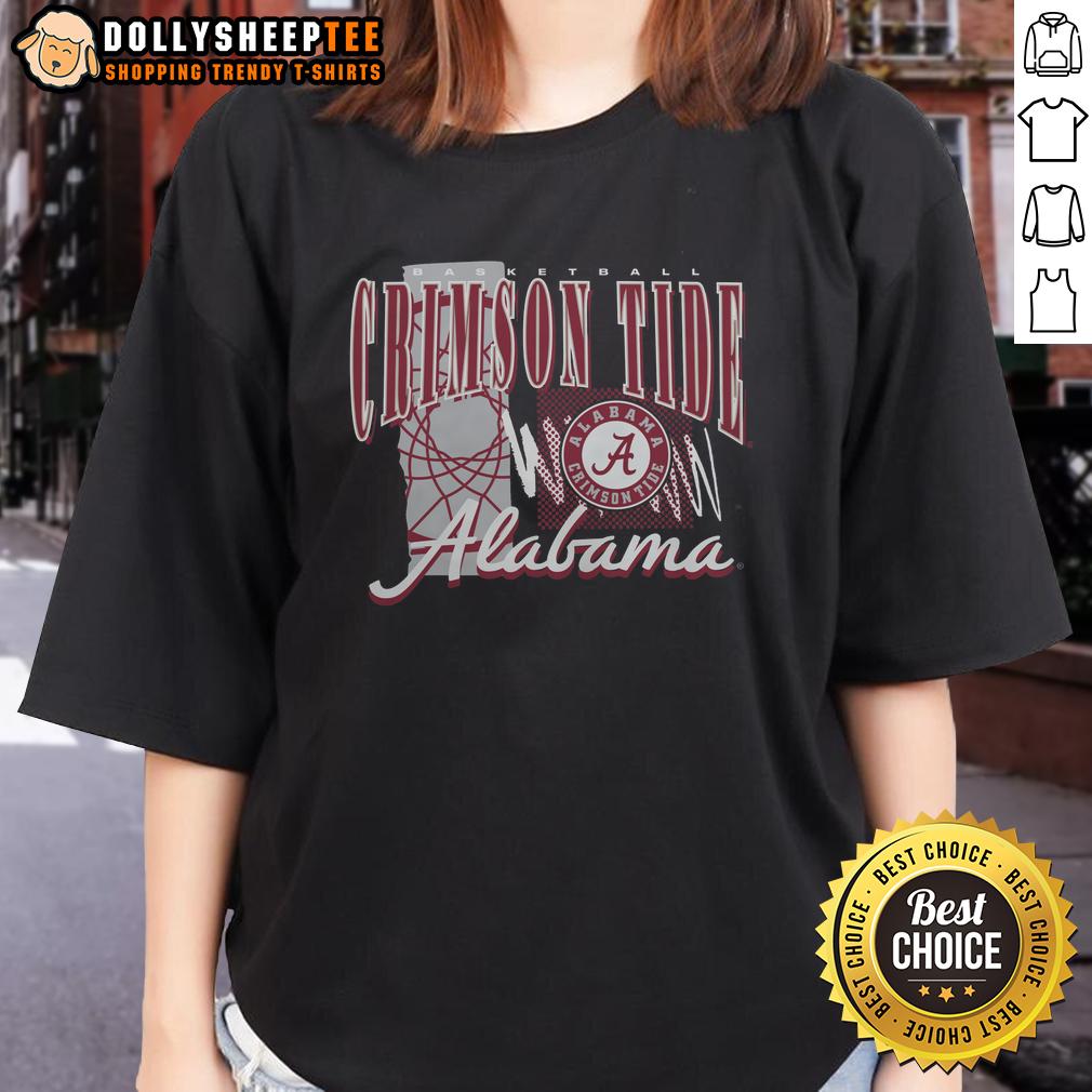 Original Alabama Crimson Tide Basketball Graphic T-Shirt - Image 3