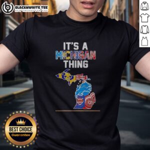 Good It's A Michigan Thing Sports Map Shirt