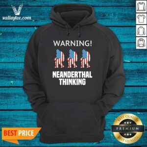 Alternative view of Sweet American Flag Neanderthal Thinking for Proud Neanderthals Shirt