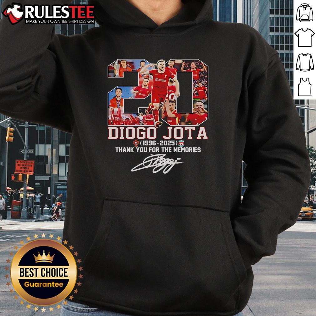 Nice Diogo Jota Memorial Liverpool FC 2025 signature T-Shirt - Image 2