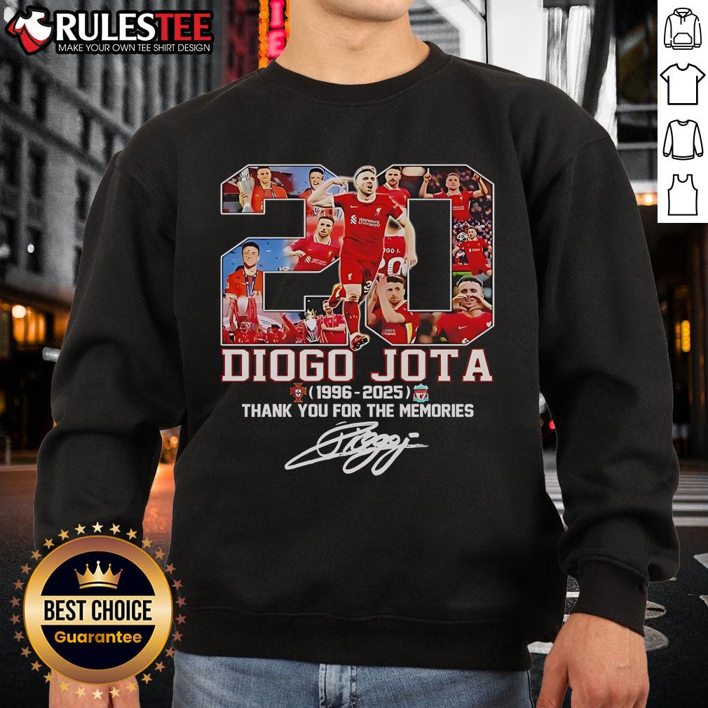 Nice Diogo Jota Memorial Liverpool FC 2025 signature T-Shirt - Image 5