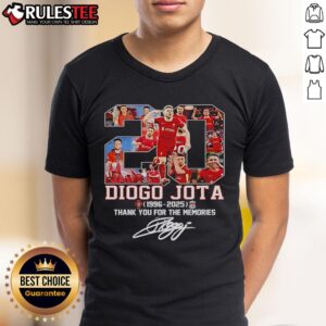 Nice Diogo Jota Memorial Liverpool FC 2025 signature T-Shirt