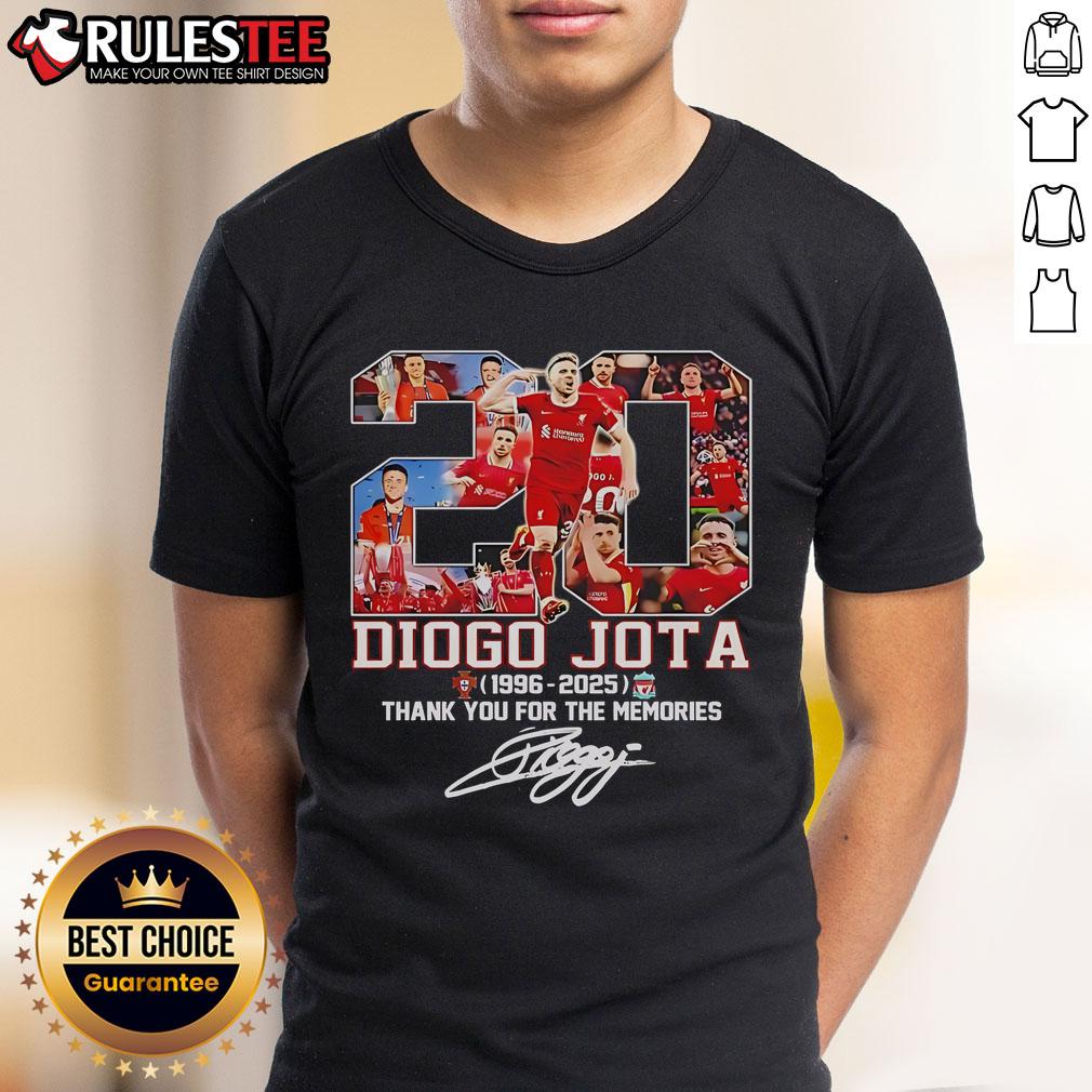 Nice Diogo Jota Memorial Liverpool FC 2025 signature T-Shirt