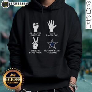 Alternative view of Top Nothing Beats Dallas Cowboys Football Logo T-Shirt