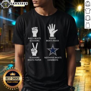Top Nothing Beats Dallas Cowboys Football Logo T-Shirt
