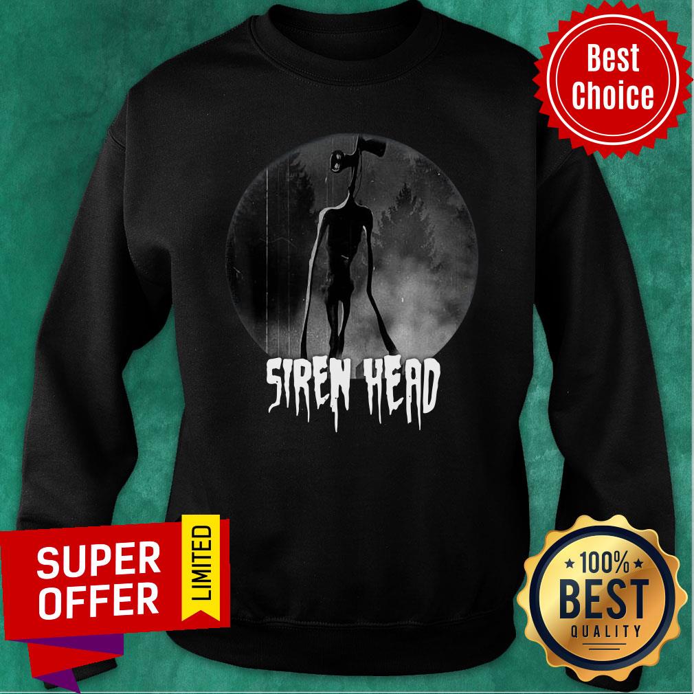 Scary Siren Head Vintage Meme Character Halloween Shirt - Image 5