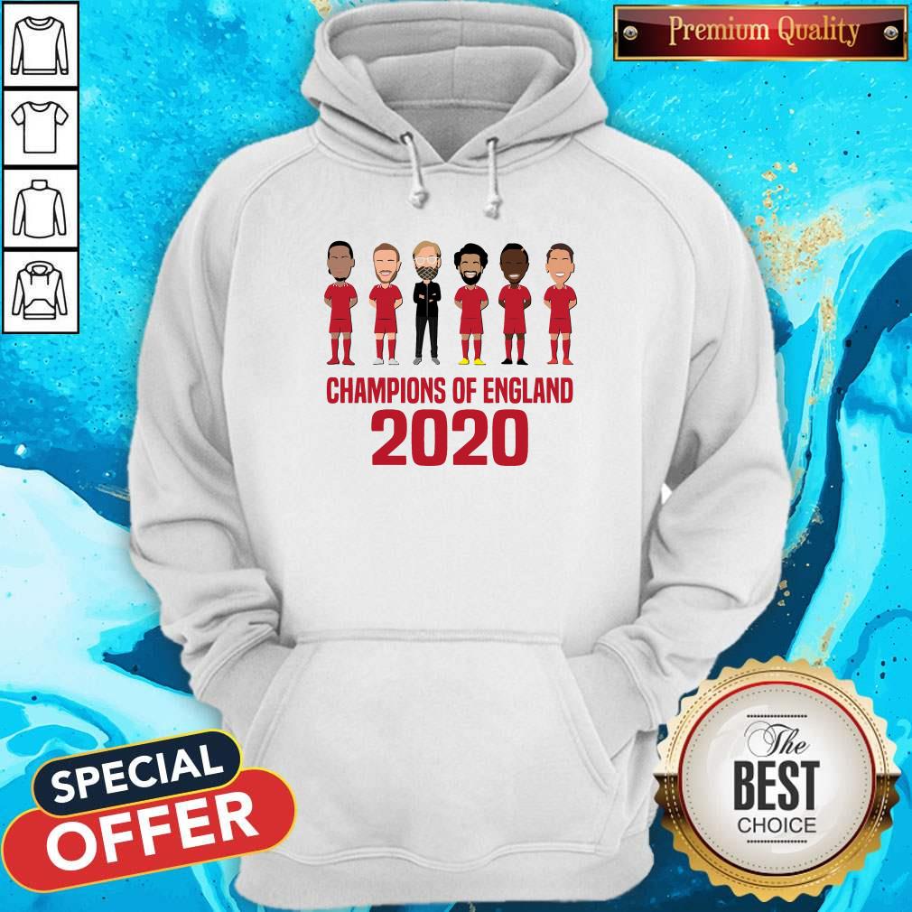 Liverpool Champions Of England 2020 Shirt - Image 3