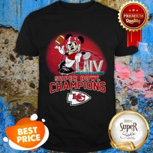 Mickey Mouse Mashup Kansas City Chiefs Super Bowl LIV Champions Shirt