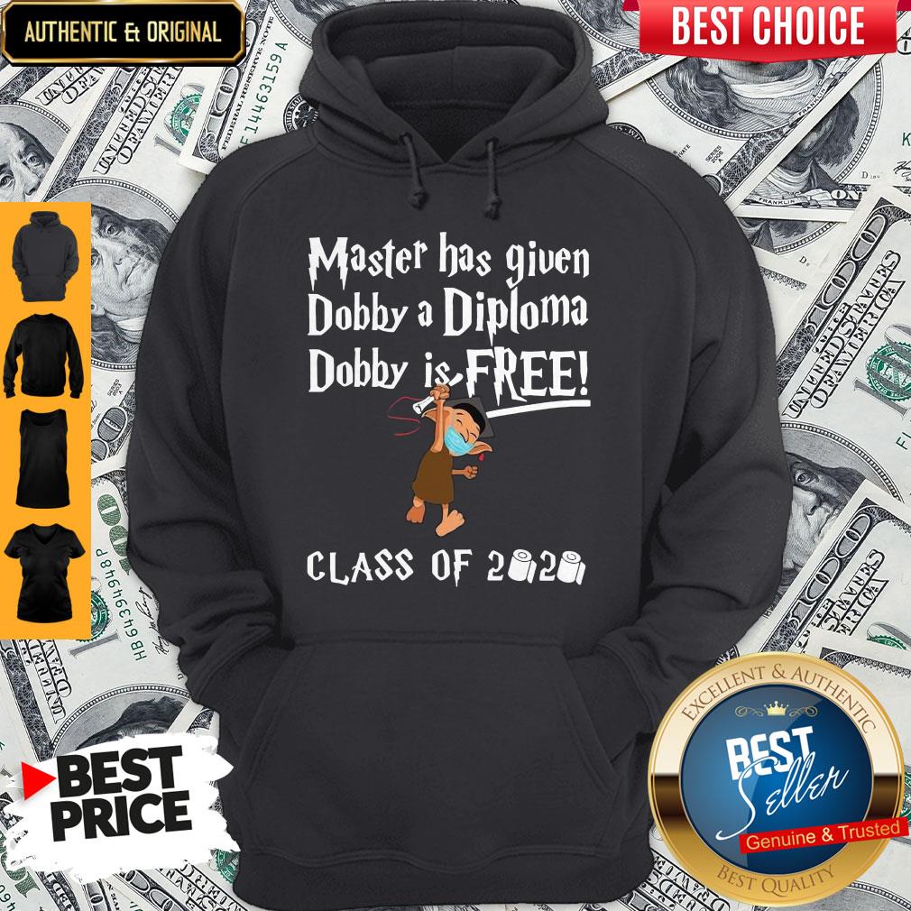 Master Has Given Dobby A Diploma Dobby Is Free Class Of 2020 Shirt - Image 4