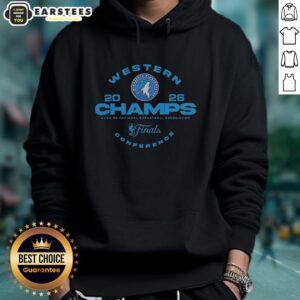 Alternative view of Original Minnesota Timberwolves Western Conference Basketball Champions Nba Final 2025 26 T-Shirt