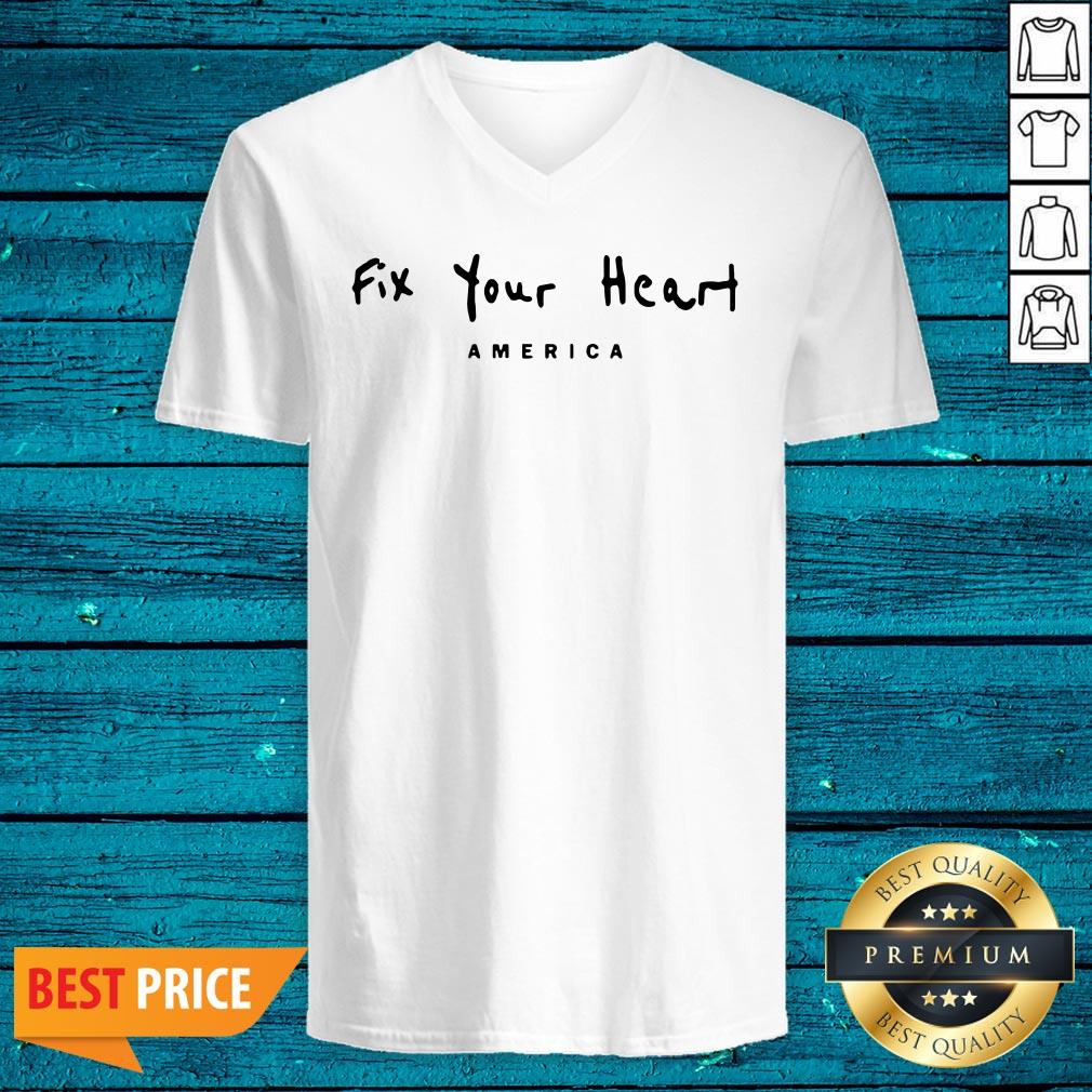 Lonnie Chavis Fix Your Heart America Shirt - Image 4