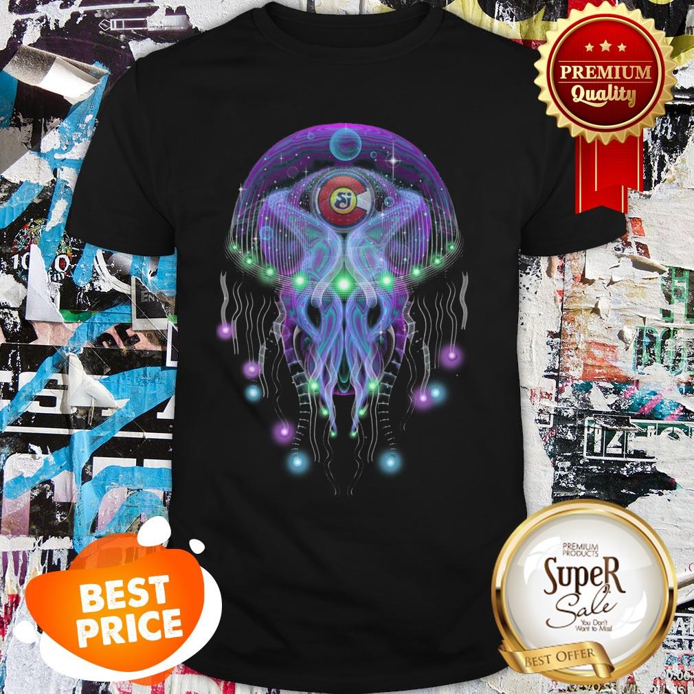 String Cheese Incident CO Love Psychedelic Jellyfish Shirt