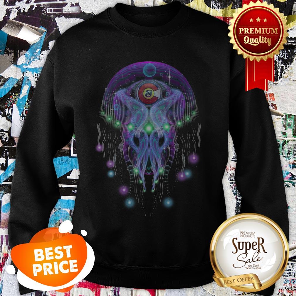 String Cheese Incident CO Love Psychedelic Jellyfish Shirt - Image 4