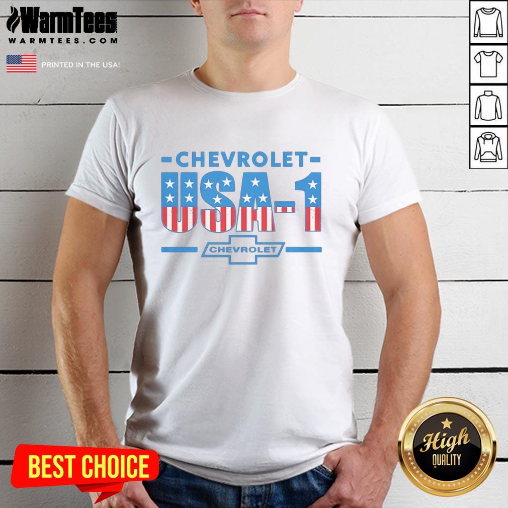 Premium Chevrolet Usa Flag One T-Shirt