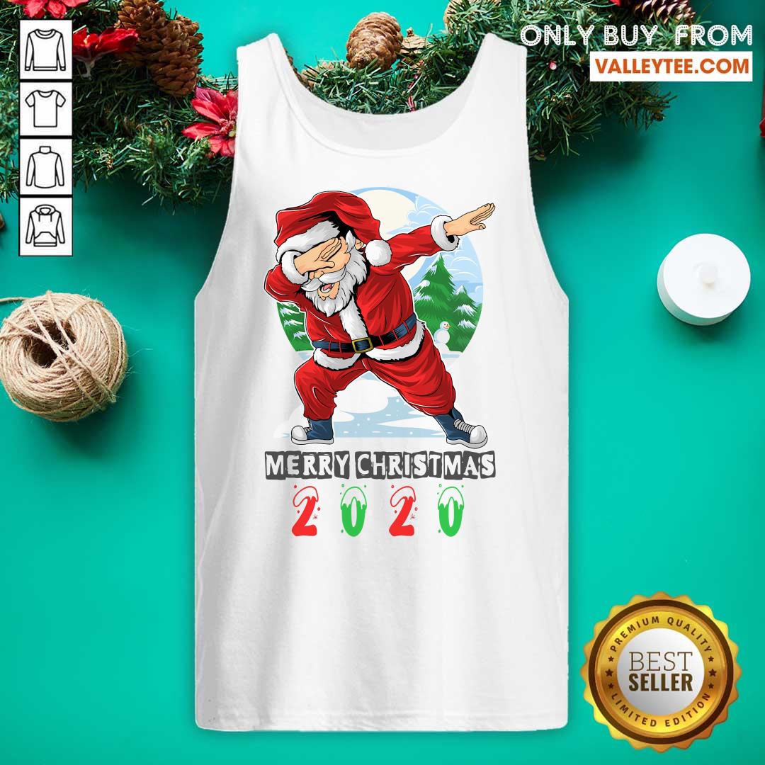 Pretty Merry Christmas 2020 Dabbing Santa Claus Shirt - Image 5