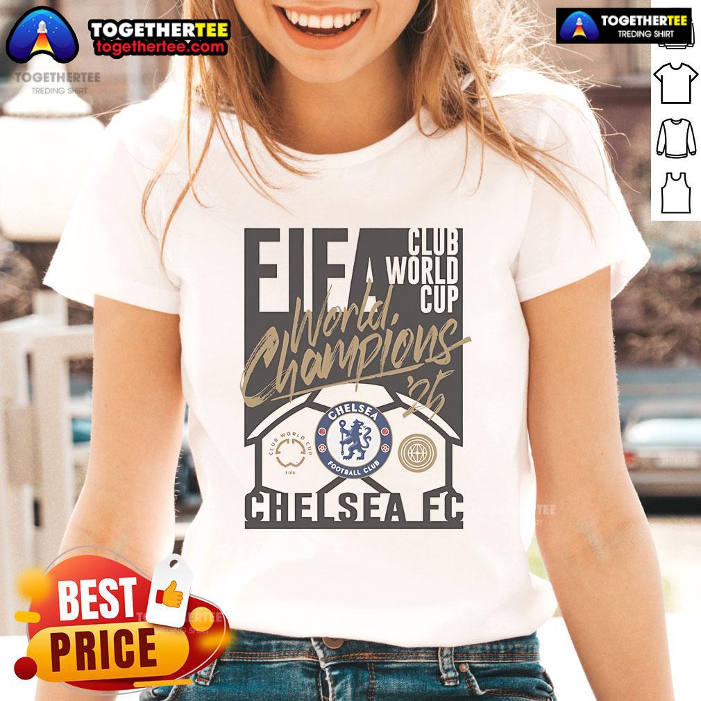 Official Chelsea 2025 FIFA Club World Cup Champions T-Shirt - Image 3