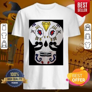 Black And White Sugar Skulls Day Dead Shirt