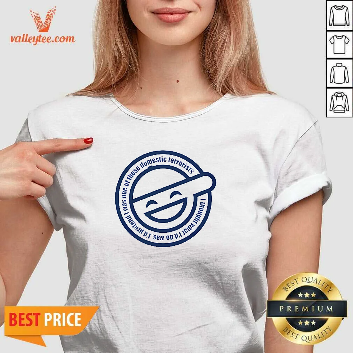 Premium Ghost In The Shell Laughing Man I Thought What I'D Do Was I'D Pretend I Was One Of Those Domestic Terrorists Shirt - Image 2