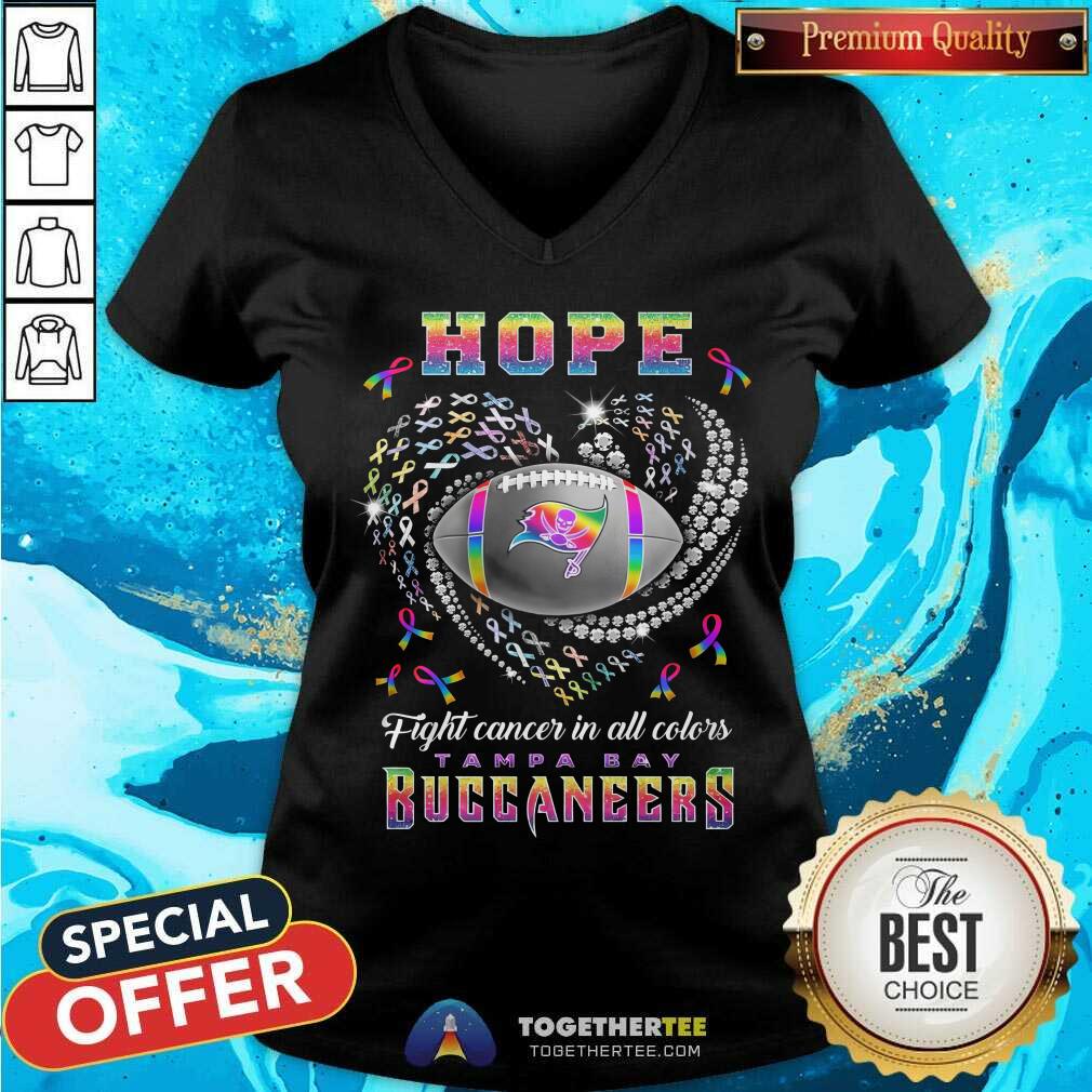 Good Tampa Bay Buccaneers Hope Football In All Color T-Shirt - Image 4