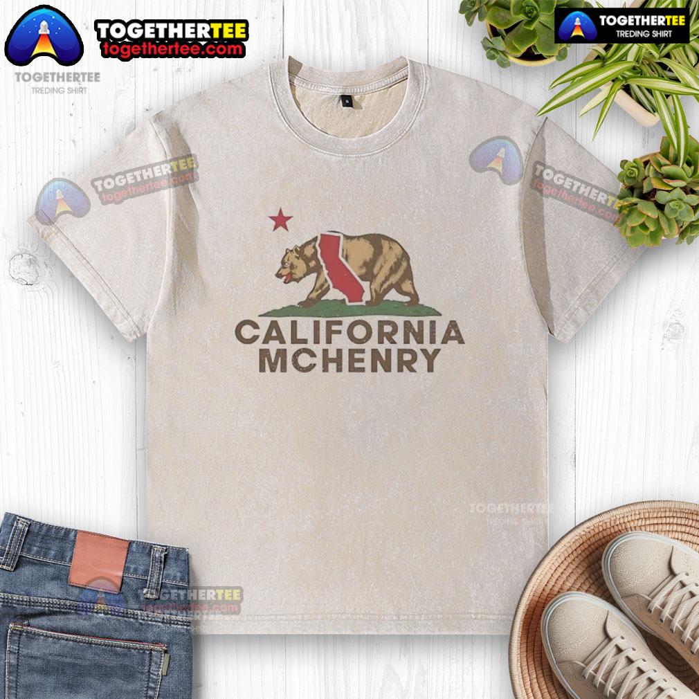 Nice Mchenry California Bear California Republic Wordplay Vintage T-Shirt - Image 6