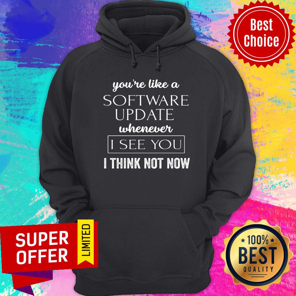 You're Like A Software Update Whenever I See You I Think Not Now Shirt - Image 2