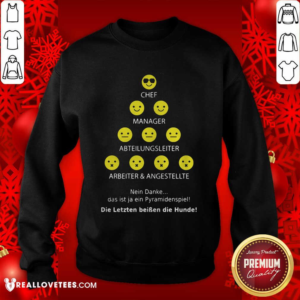 So Chef Manager Abteilungsleiter Arbeiter Und Angestellte Shirt - Image 3