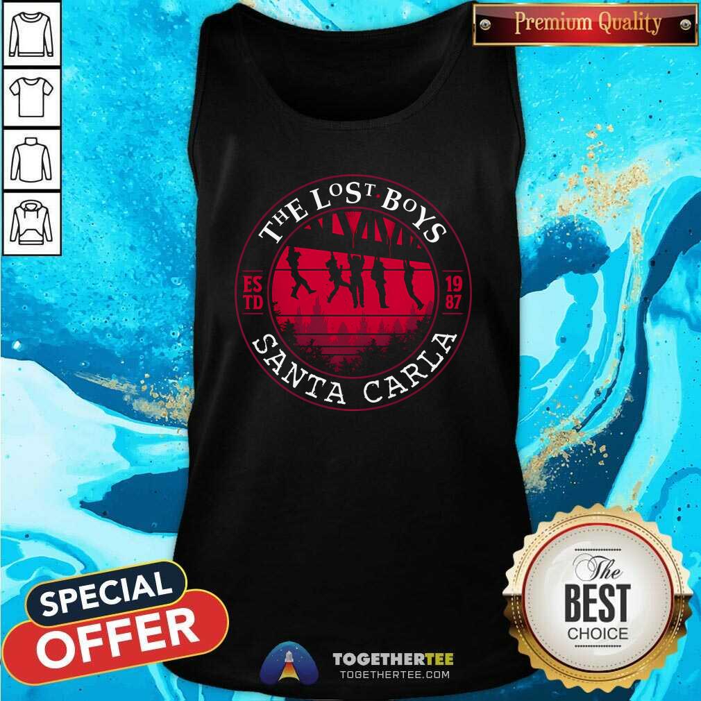 Nice The Lost Boys Estd 1987 Santa Carla T-Shirt - Image 4