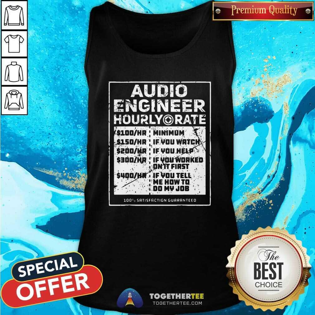 Premium Audio Engineer Hourly Rate Shirt - Image 4