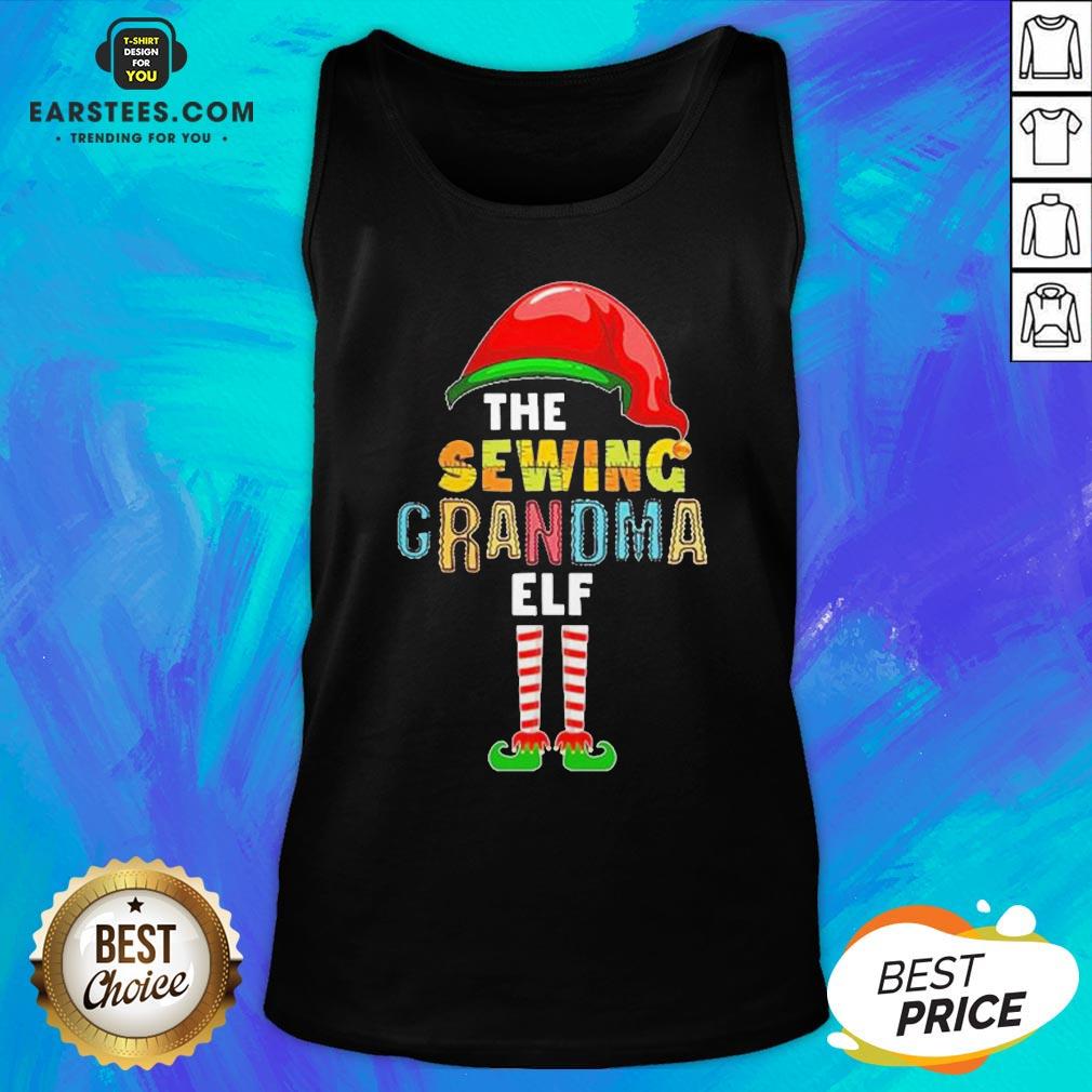 Premium The Sewing Grandma Elf Christmas Shirt - Image 5