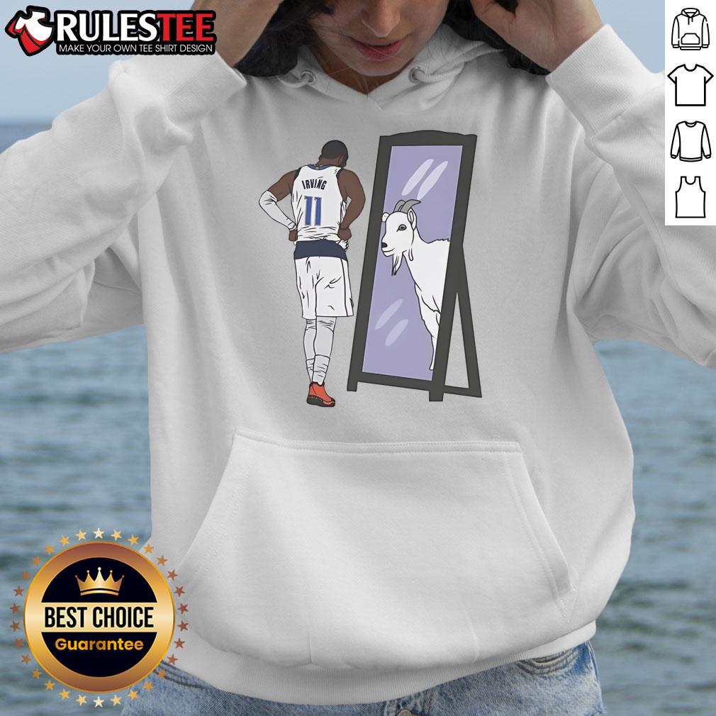 Awesome Kyrie Irving Mirror Goat Dallas T-Shirt - Image 2