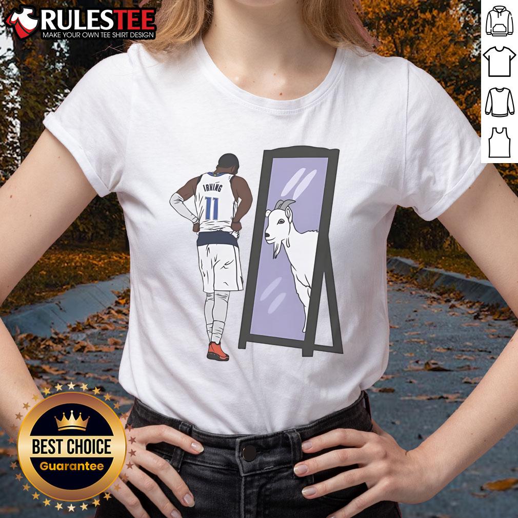 Awesome Kyrie Irving Mirror Goat Dallas T-Shirt - Image 3
