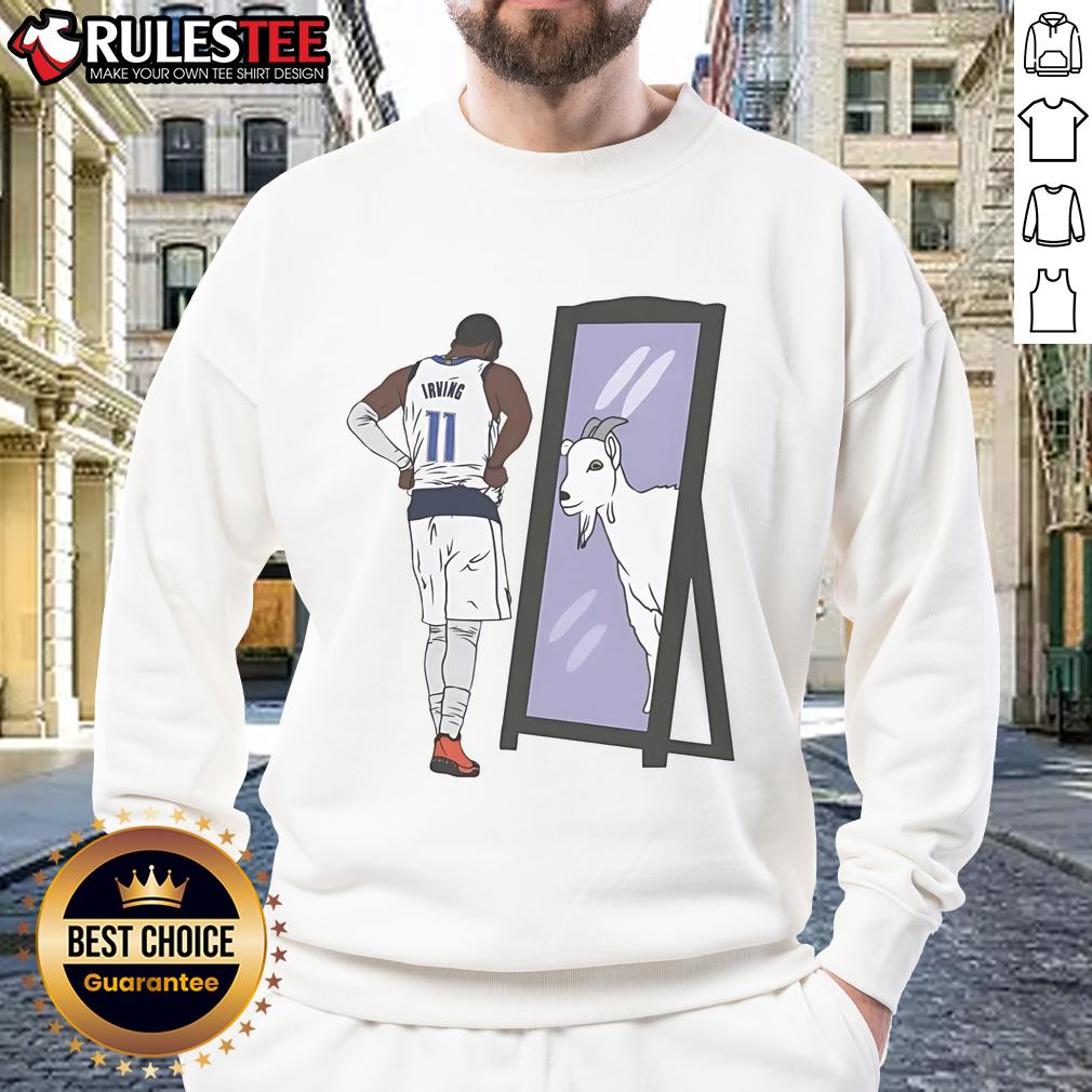 Awesome Kyrie Irving Mirror Goat Dallas T-Shirt - Image 5