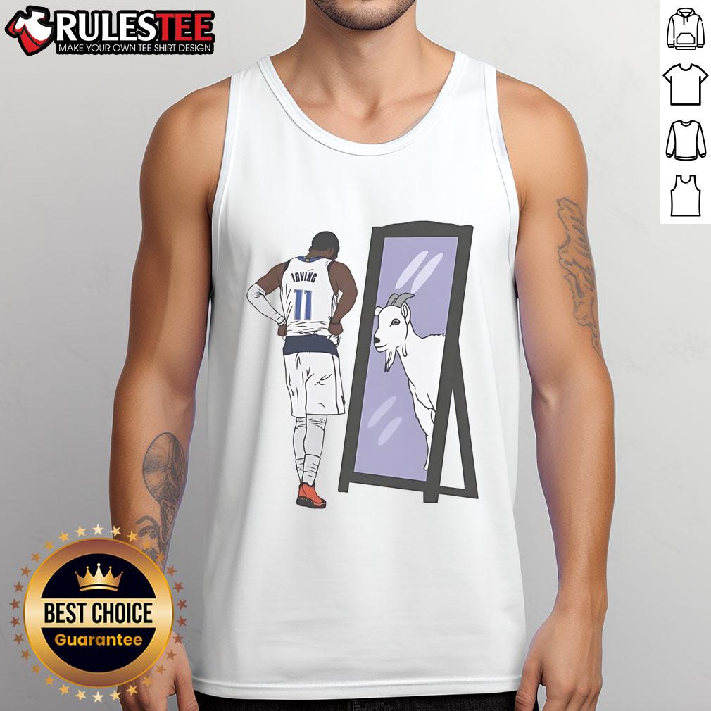 Awesome Kyrie Irving Mirror Goat Dallas T-Shirt - Image 4