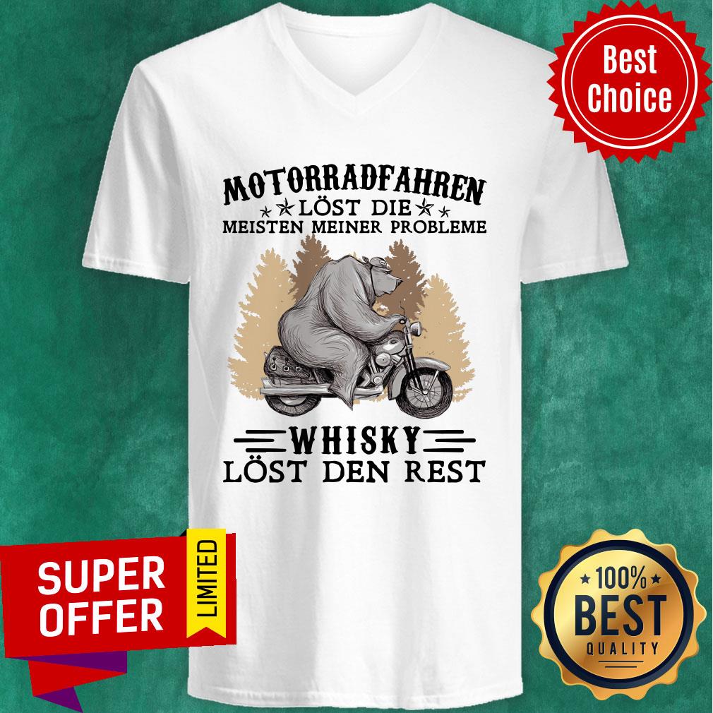Bear Ride Motorradfahren Lost Die Meisten Meiner Probleme Shirt - Image 3