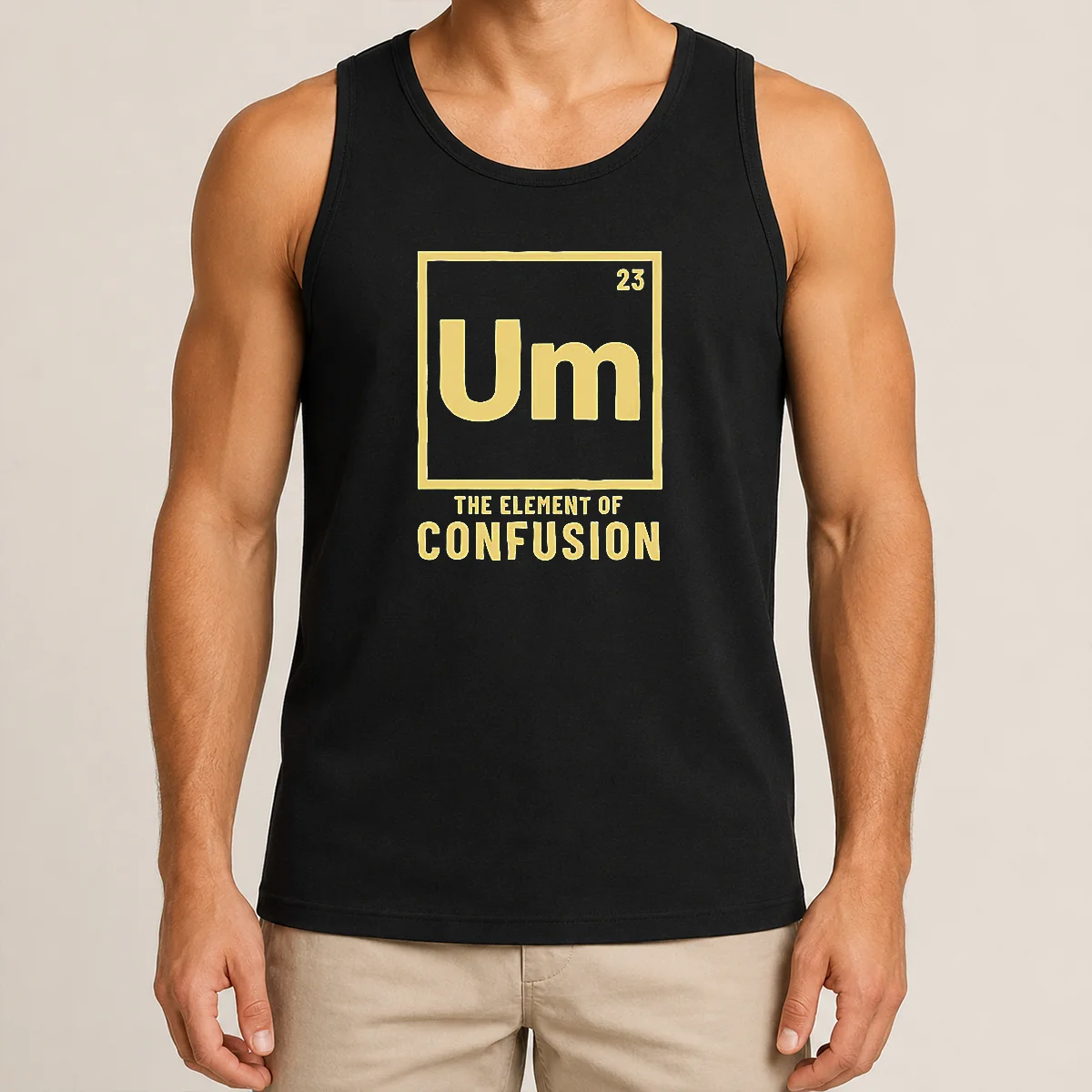 Original Um The Element Of Confusion Periodic Table Shirt - Image 3