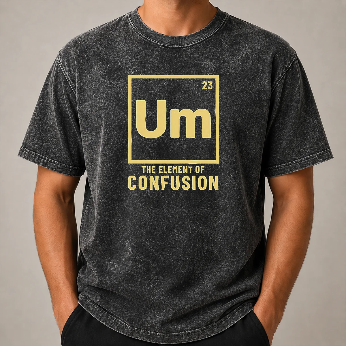 Original Um The Element Of Confusion Periodic Table Shirt - Image 8