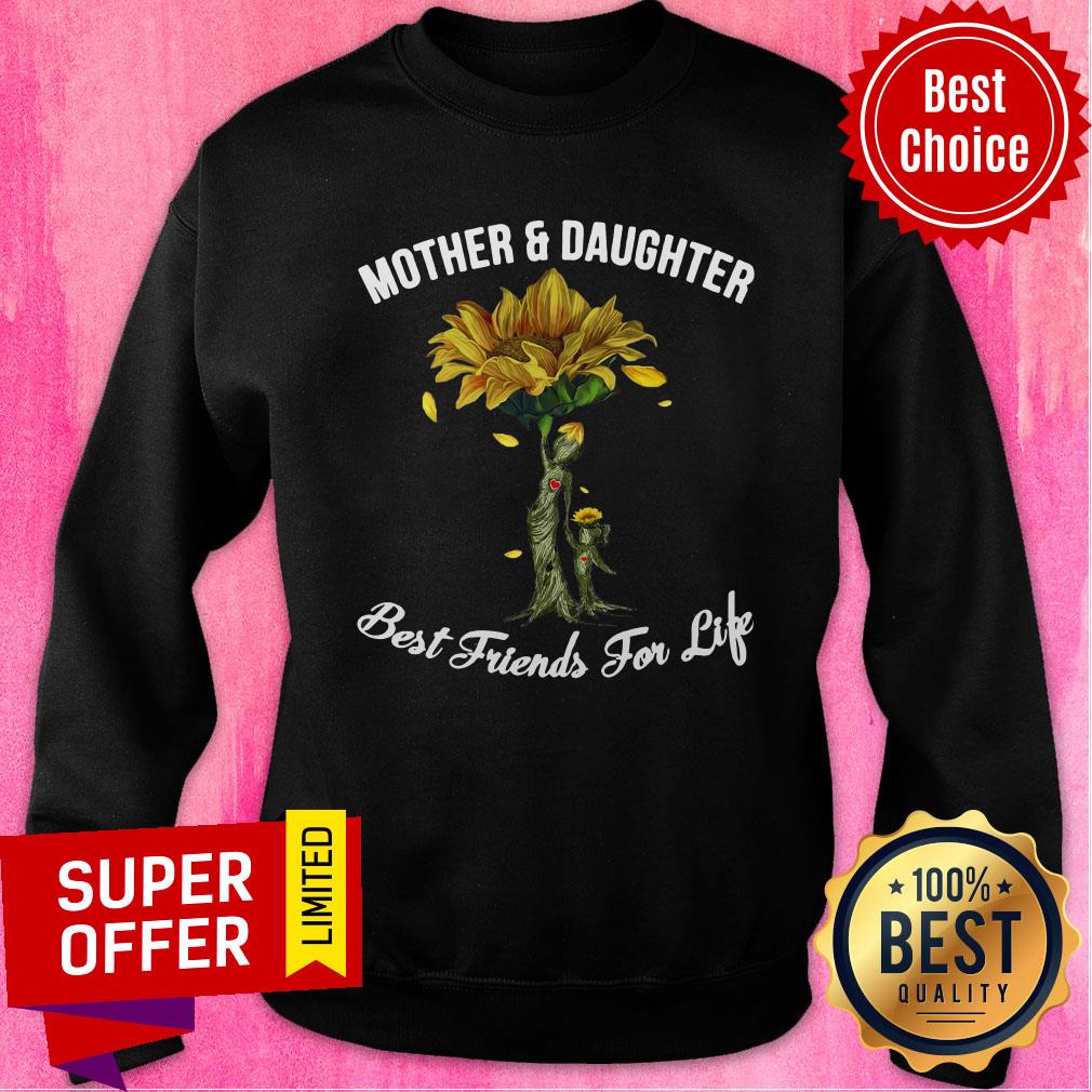 Premium Mother Daughter Sunflower Best Frirends For Life Shirt - Image 4