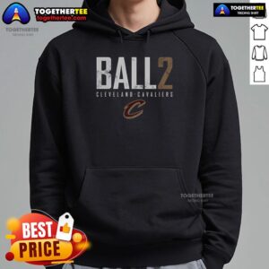 Alternative view of Nice Lonzo Ball Cleveland Cavaliers Basketball Elite Logo T-Shirt