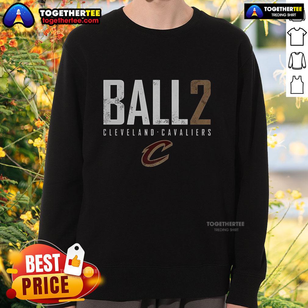 Nice Lonzo Ball Cleveland Cavaliers Basketball Elite Logo T-Shirt - Image 5