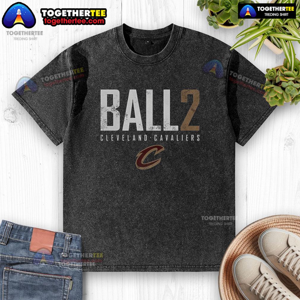 Nice Lonzo Ball Cleveland Cavaliers Basketball Elite Logo T-Shirt - Image 6