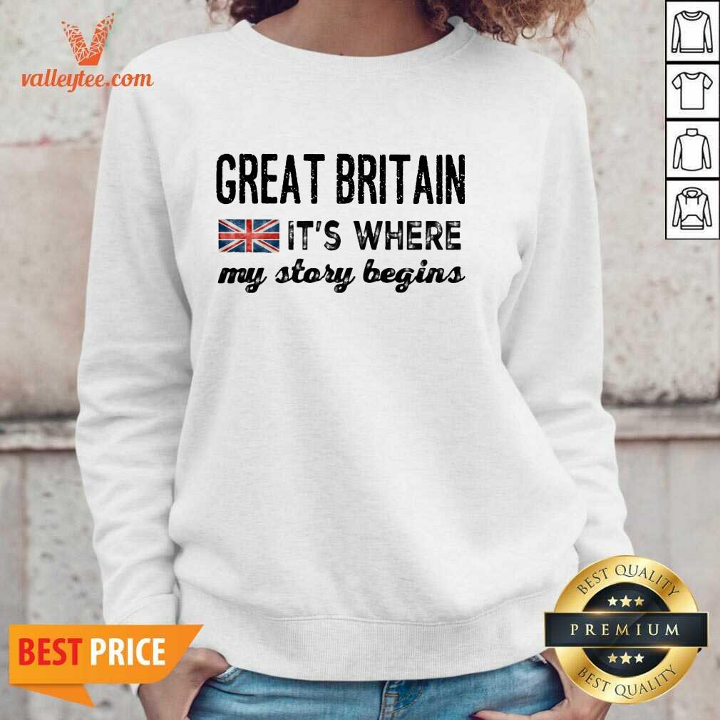 England Great Britain Its Where My Story Begins Shirt - Image 5