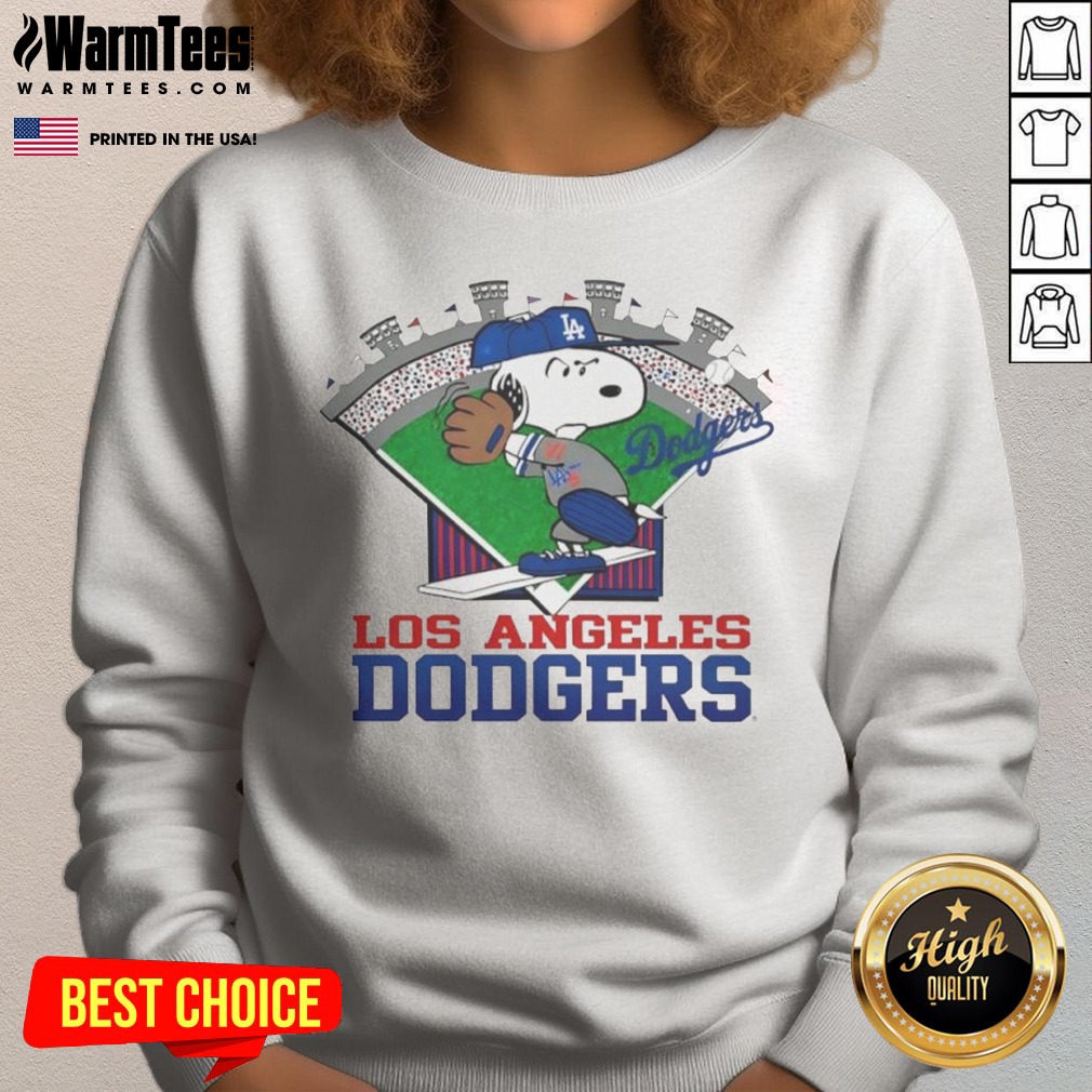 Snoopy Los Angeles Dodgers MLB Stadium Shirt - Image 4