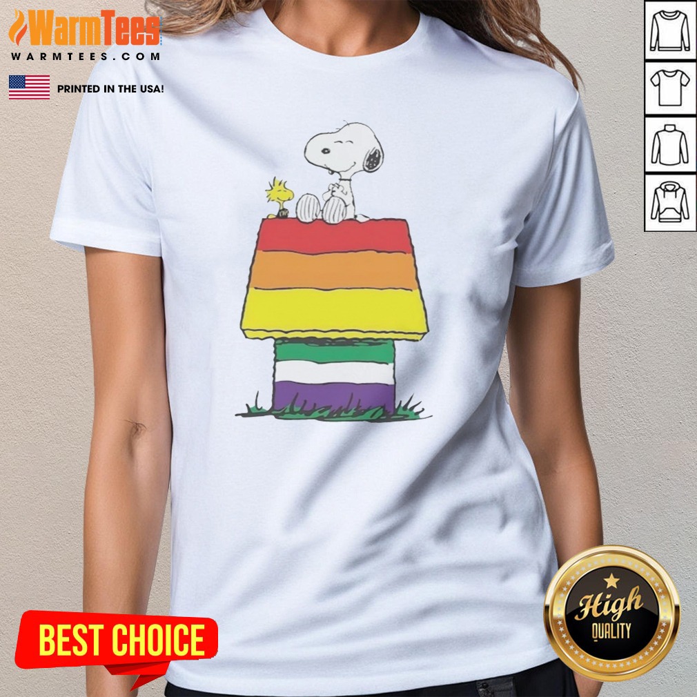 Snoopy Peanuts Happy Pride Month Shirt - Image 3