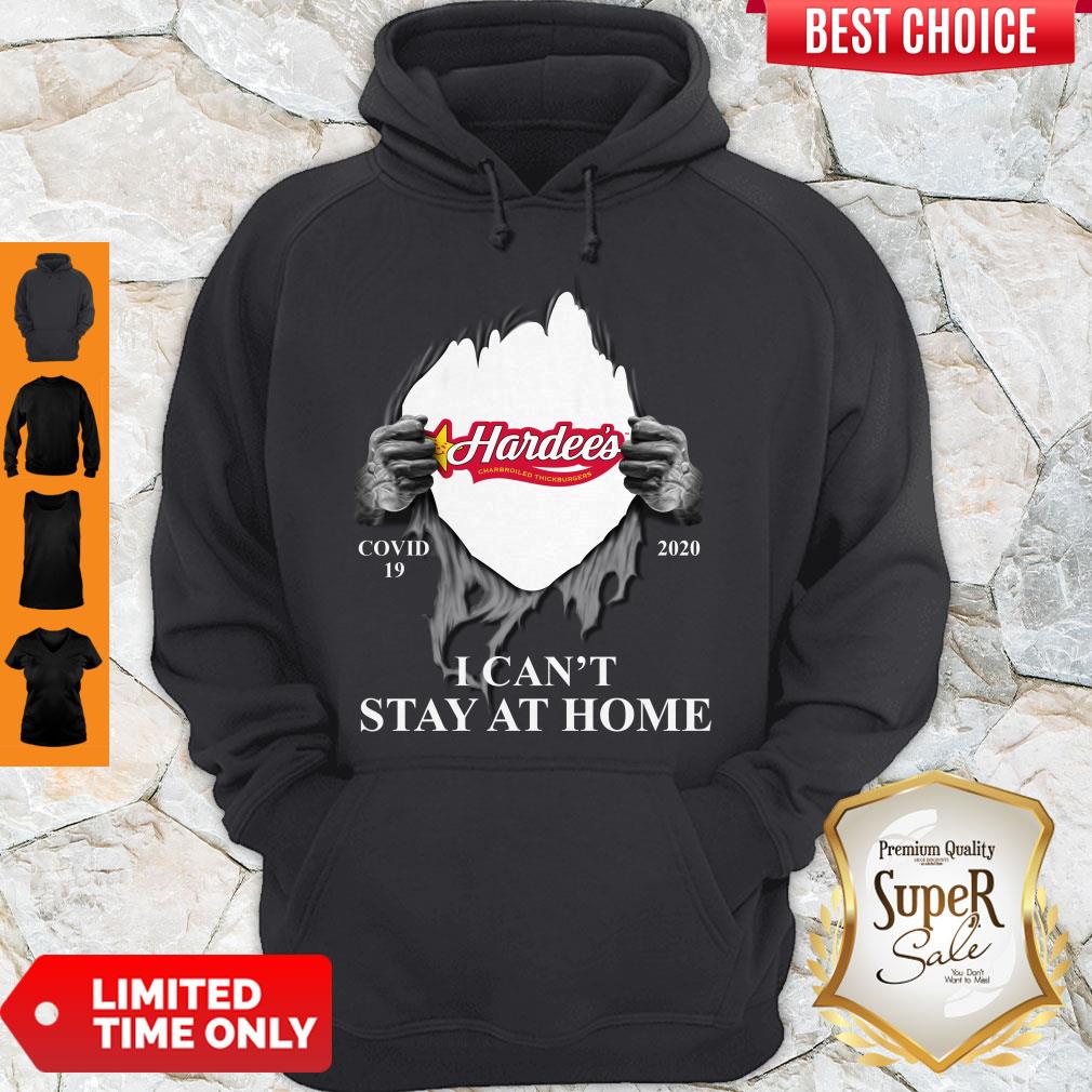 Hardees Charbroiled Thickburgers Covid 19 2020 I Cant Stay At Home Shirt - Image 5