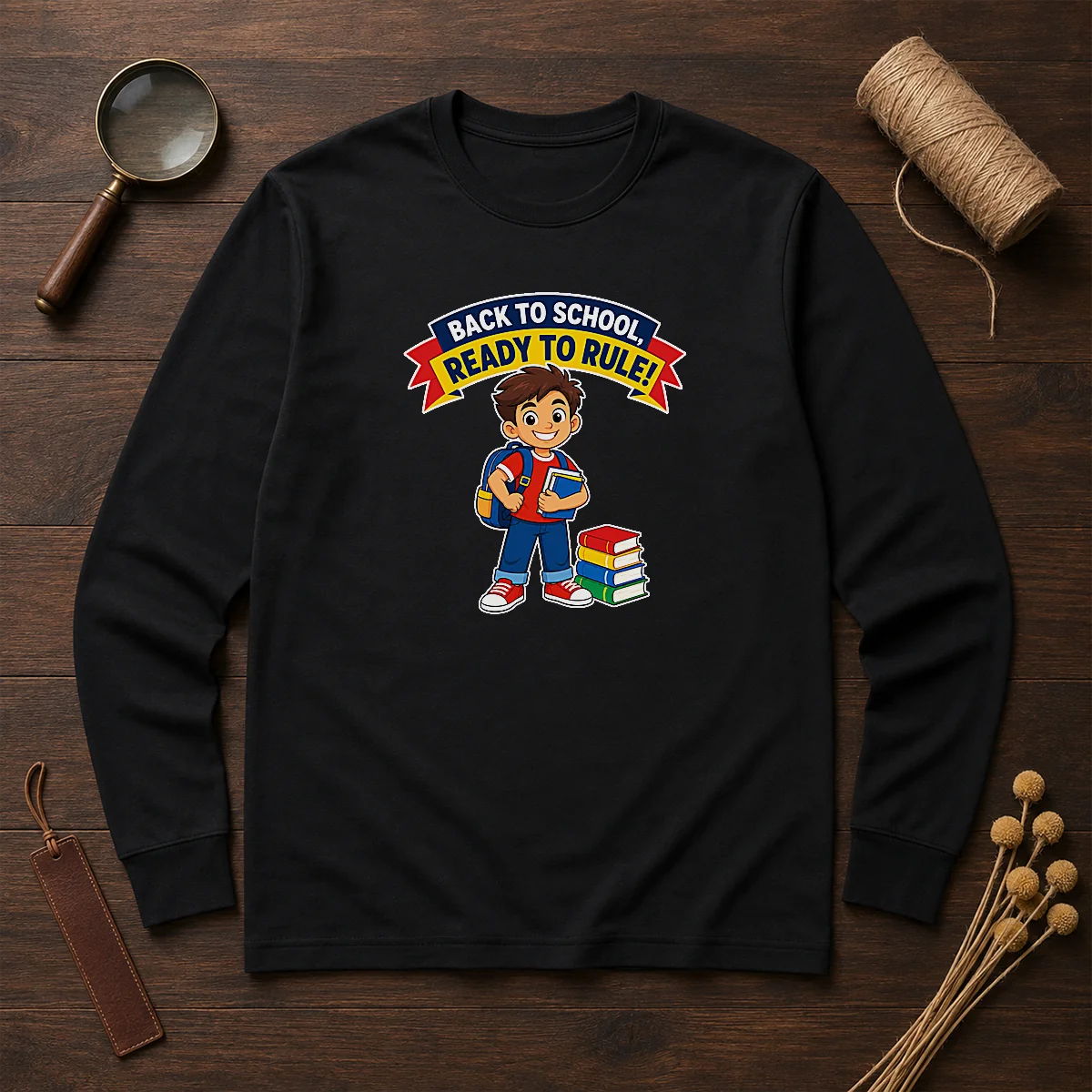 Hot Back To School Ready To Rule Vector Shirt - Image 6