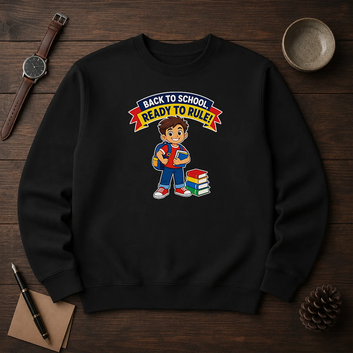 Hot Back To School Ready To Rule Vector Shirt - Image 7