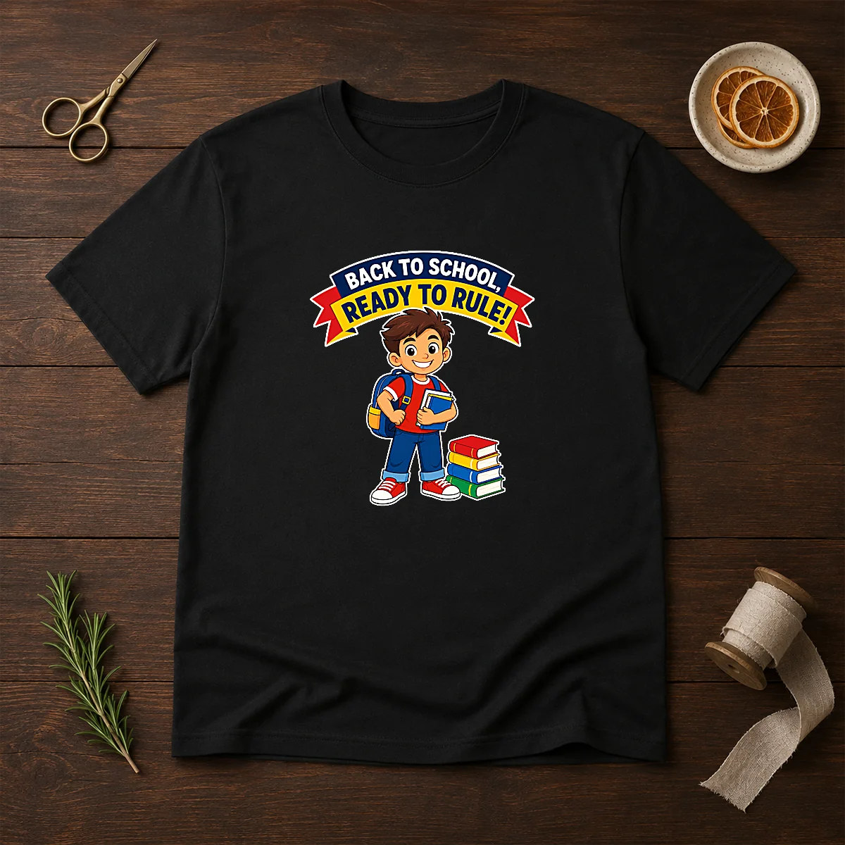 Hot Back To School Ready To Rule Vector Shirt