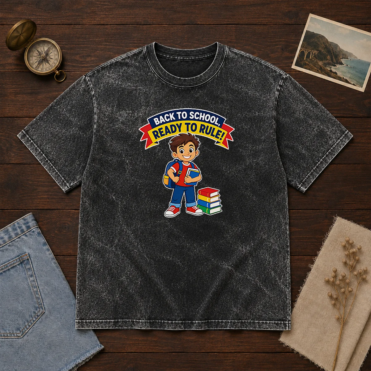 Hot Back To School Ready To Rule Vector Shirt - Image 8