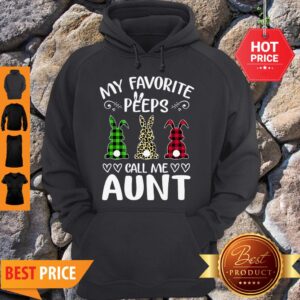 Alternative view of Nice Rabbit My Favorite Peeps Call Me Aunt Bunny Shirt