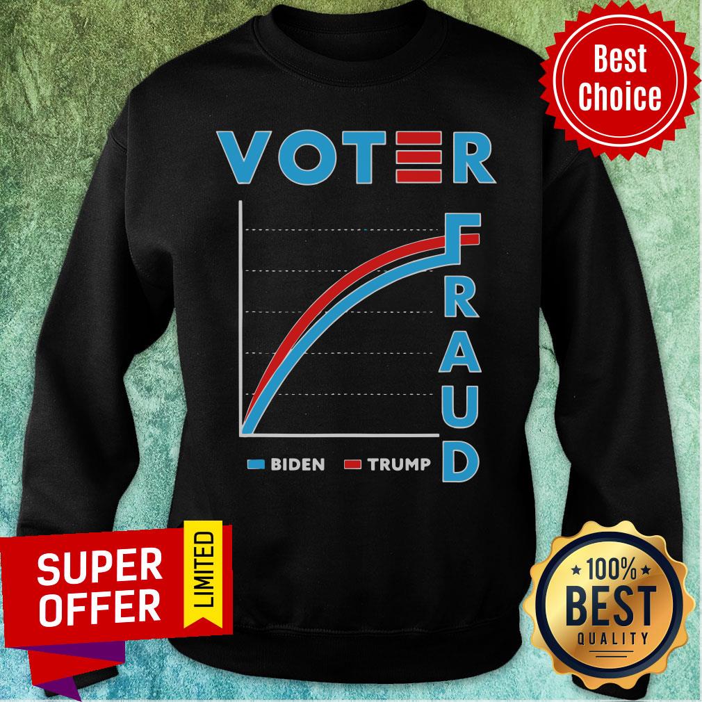 Premium Voter Fraud Biden Trump Us Presidential Election 2020 Shirt - Image 3